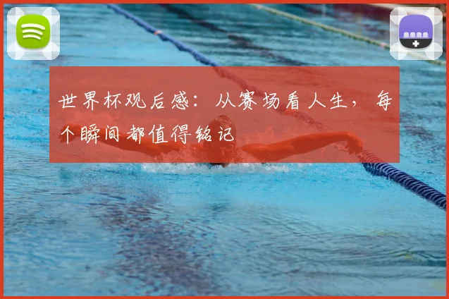 世界杯观后感：从赛场看人生，每个瞬间都值得铭记