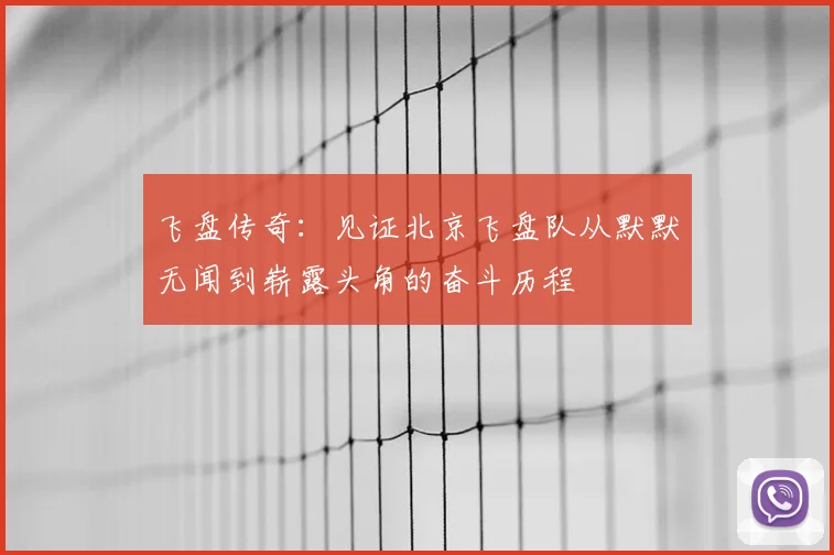 飞盘传奇：见证北京飞盘队从默默无闻到崭露头角的奋斗历程
