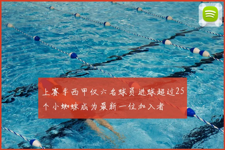 上赛季西甲仅六名球员进球超过25个小蜘蛛成为最新一位加入者